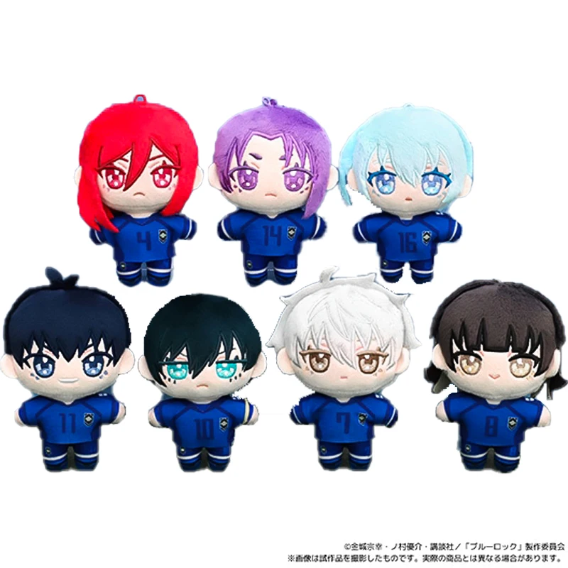 

[Presale Order] Movic Cotton Doll Anime Blue Lock Isagi Bachira Nagi Jersey Pendants Q Plush Toys Children Bag Hanging Gifts