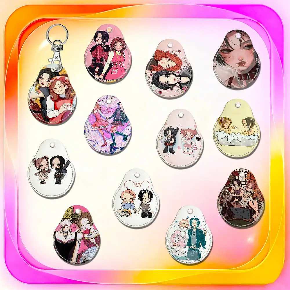 For Hachi Nana Osaki For AirTag Case Card Holder Keychain ID Credit Bank Access Badge For Air Tag Case Shell