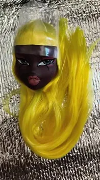 Bambola originale con solo testa carina brazt nero bianco 27cm dongcheng weilan solo vestiti maocaoshu