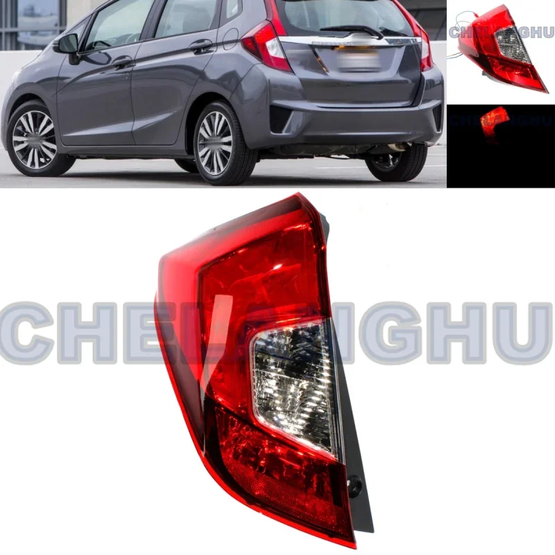 

LED Tail Light For Honda Fit gk5 2017 2018 2019 2020 Left Outer Side Rear Lamp With 1 Bulb Car accessories 33550-T5A-G01