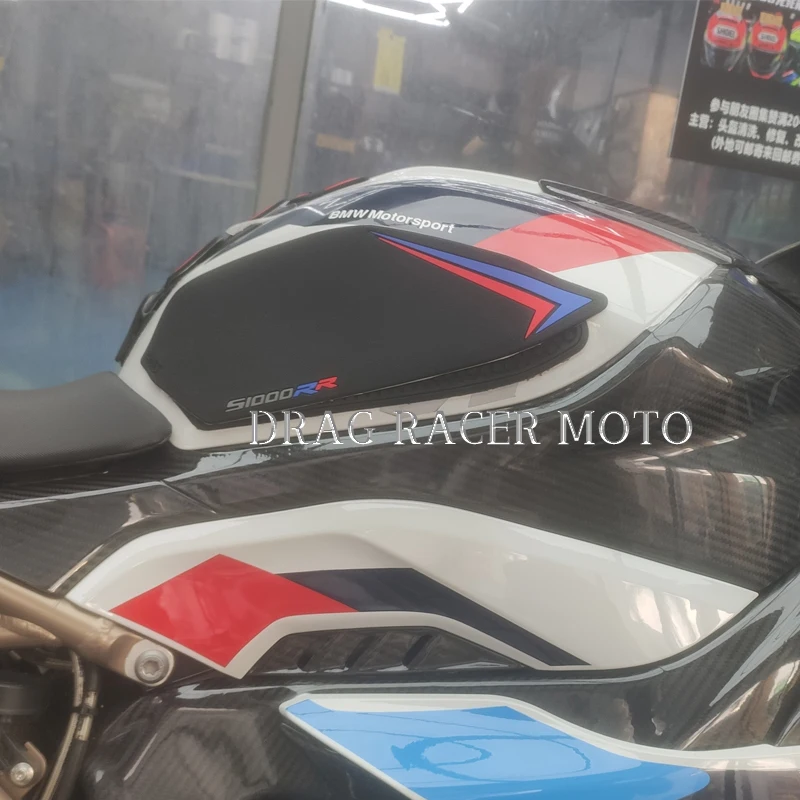 For BMW S1000RR 2019-2025 Motorcycle Side Fuel Tank Pads Fuel Tank Pad Knee Pad Decal Traction Accessories 3