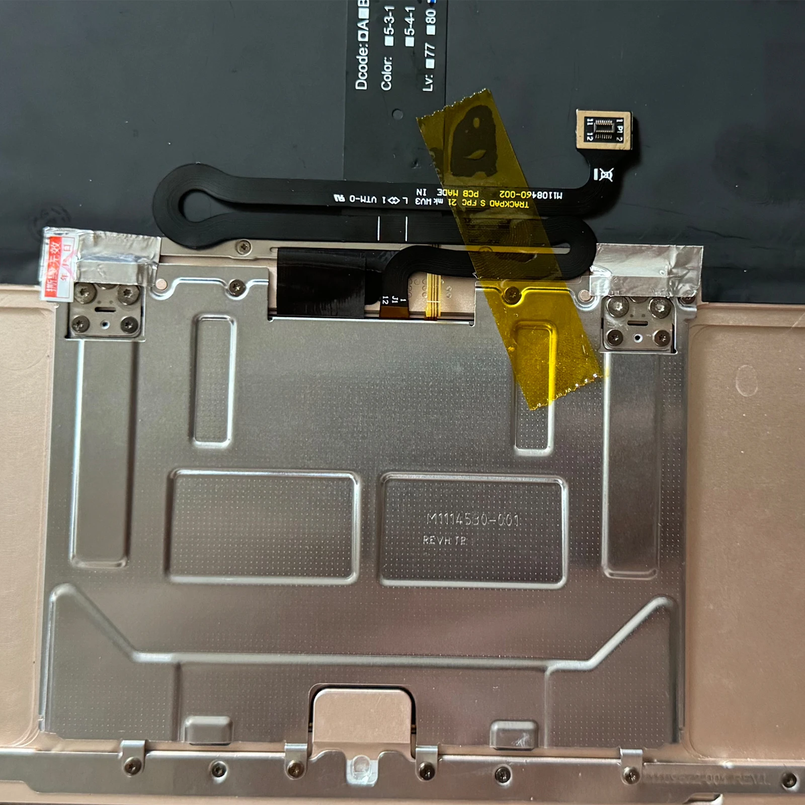 

Ultra Slim Full Size Backlit Laptop Palmrest Keyboard with Touchpad for Surface Laptop 3 4 5 1951 13.5 Inch Replacement