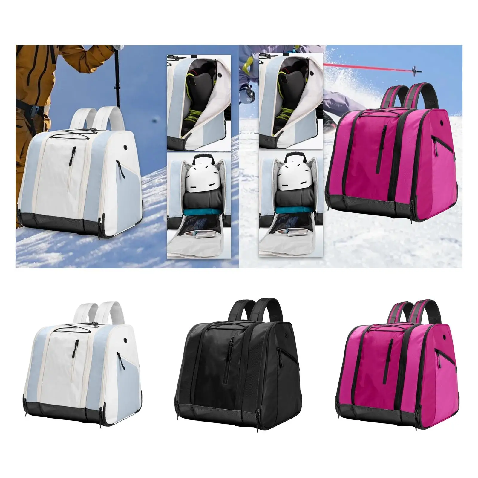 

Большой профессиональный рюкзак для лыжных ботинок емкостью 38 л с вентиляционными отверстиями