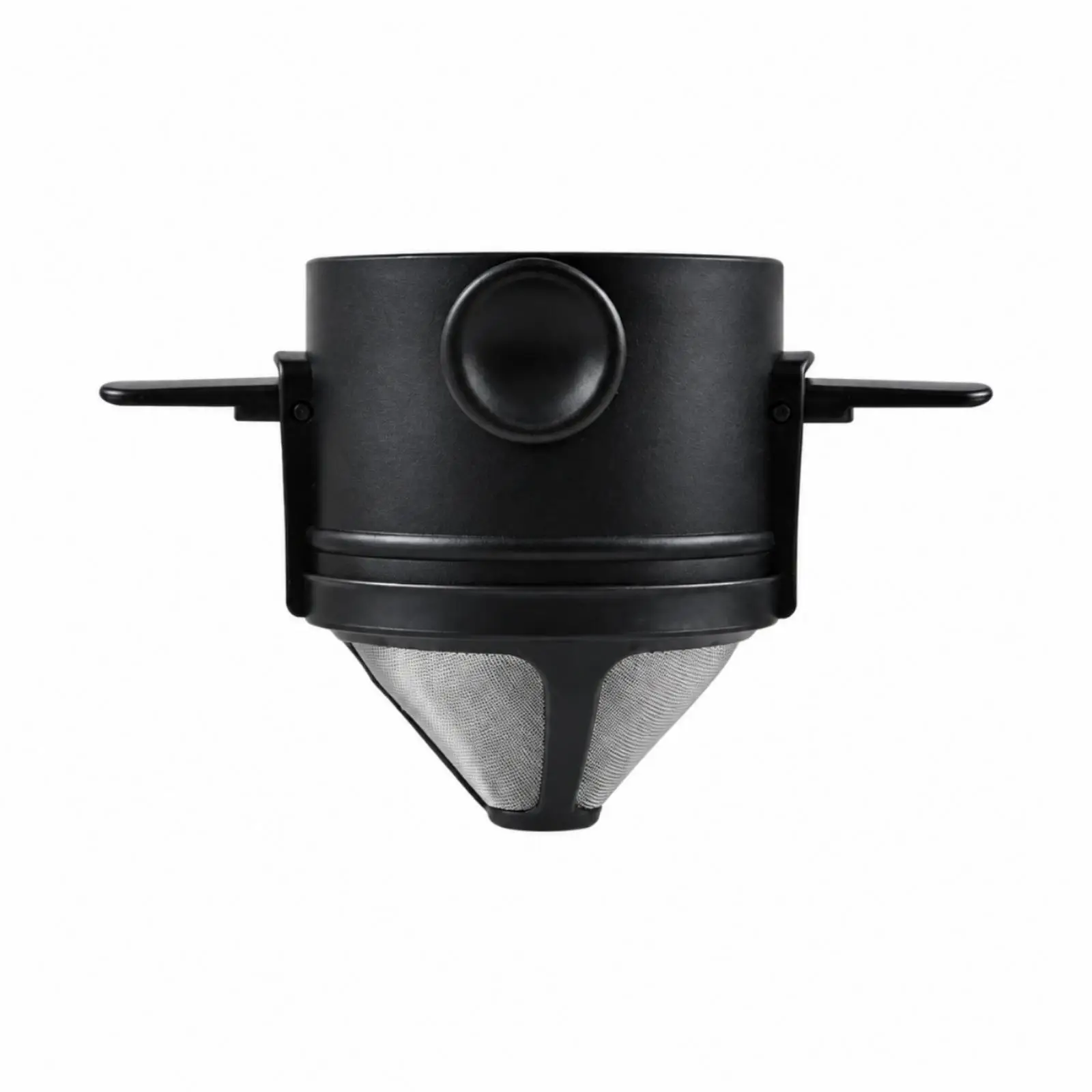 Foldable Coffee Drip Brewer Manual Pour over Coffee Maker with Round Upper Body and Strainer for Portable Outdoor Camping Travel