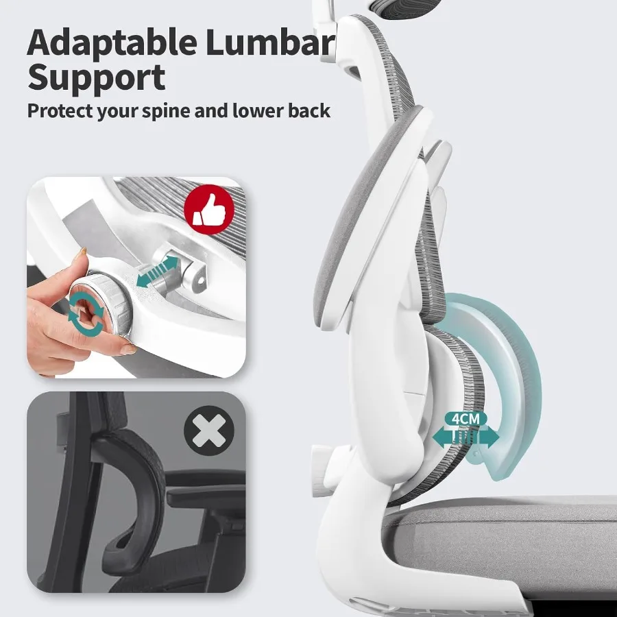 كرسي مكتب مريح كرسي مكتب 330 رطل كراسي مكتب شبكية منزلية مع عجلات كرسي ألعاب مريح عالي الظهر مكتب Ch