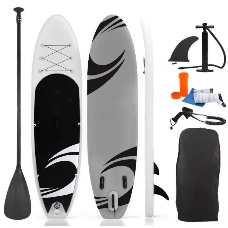

2026 Affordable Travel Inflatable Stand Up Paddle Board Sup with Detachable Fin Lightweight Portable Design for Beach Trips