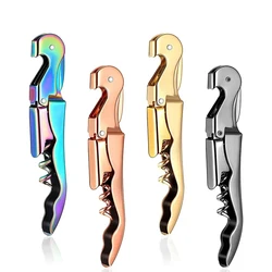 Stainless Steel Wine Opener,Double Hinge Corkscrew Professional Waiter Beer Bottle Opener for Restaurant Waiters or Bartenders