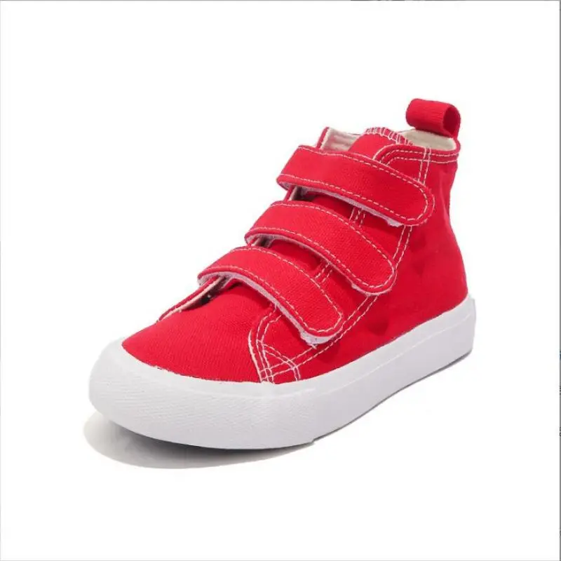 Children's Canvas Shoes 2024 Autumn Women's Shoes Korean Fashion Boys High Top Sneakers Large Board Casual Shoes