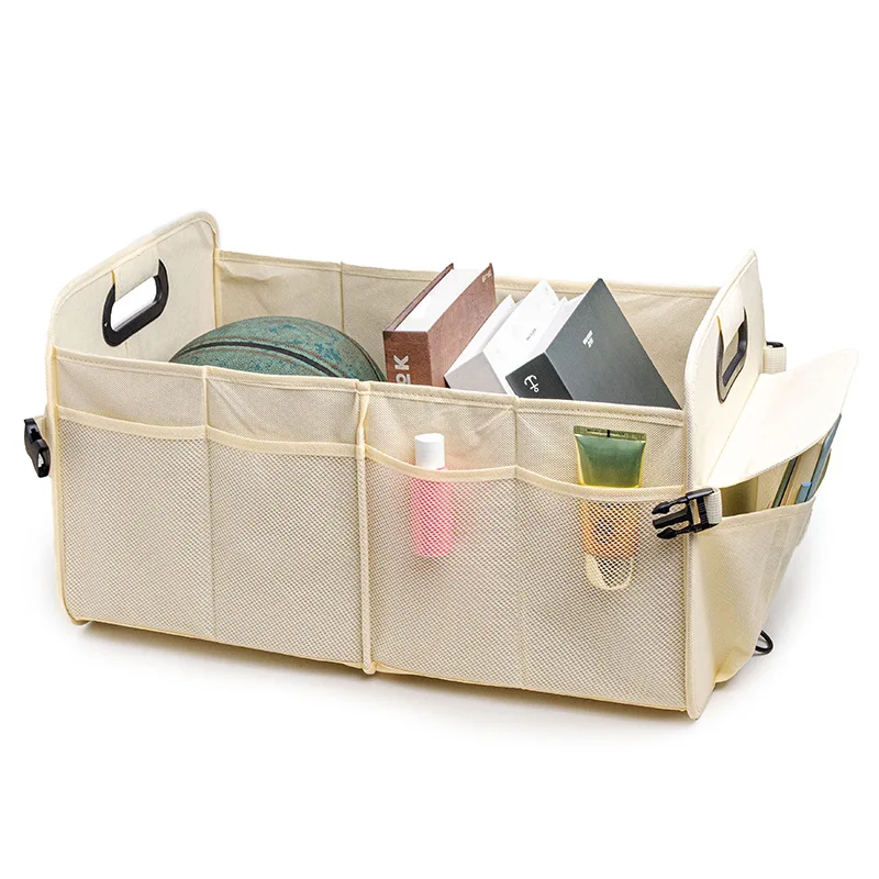 

Foldable Storage Box Multi-compartment High-capacity Car Trunk Storage Bags Organization Multifunctional Home Storage