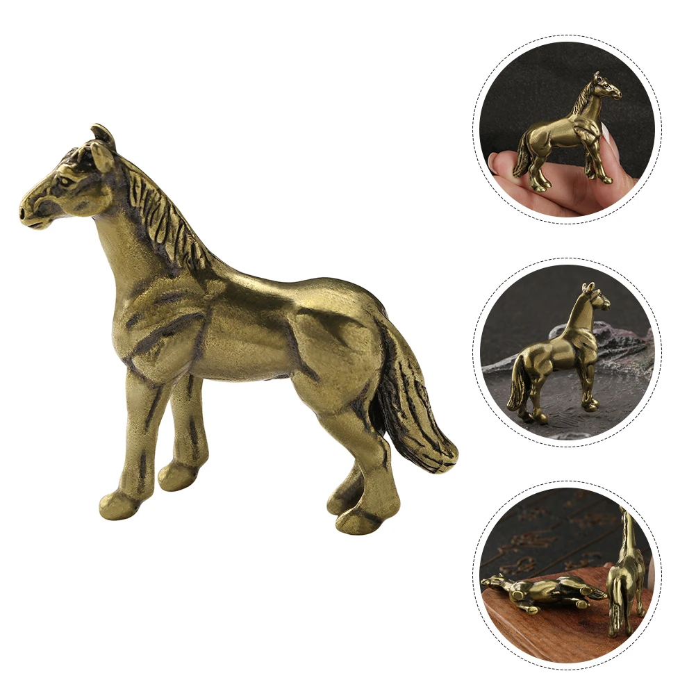 

Sculpture Statue Decorative Craft Exquisite Copper Retro Adorn Home Office Decor Desktop Decor Copper Ornament Metal