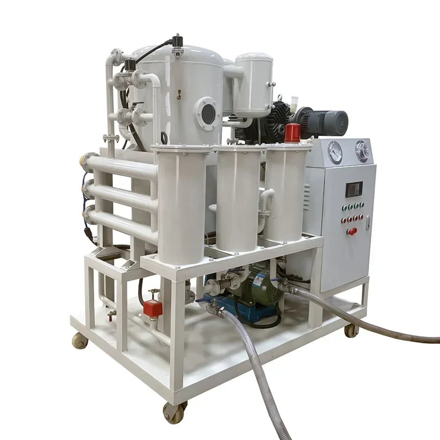 Double Stage High Vacuum Insulation Oil Processing Machine Transformer Oil Recycling Equipment