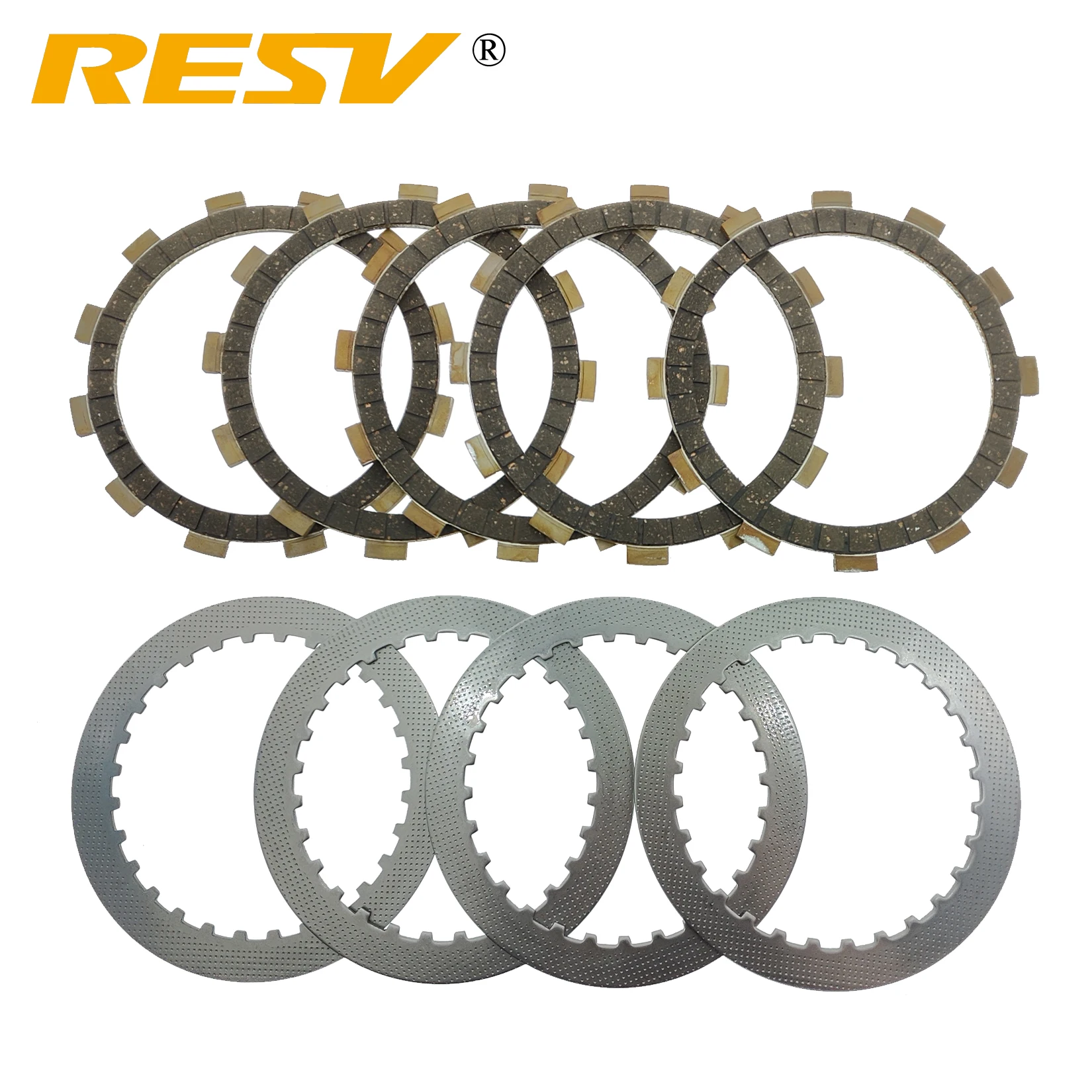 RESV for Suzuki GN250 Inazuma GW250 GZ250 VL250 TU250 DR250S SW-1 GW GZ GN TU Intruder LC 250 Clutch Friction Steel Plate Discs