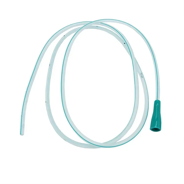 Medical disposable PVC feeding tube with X ray radio-opaque line