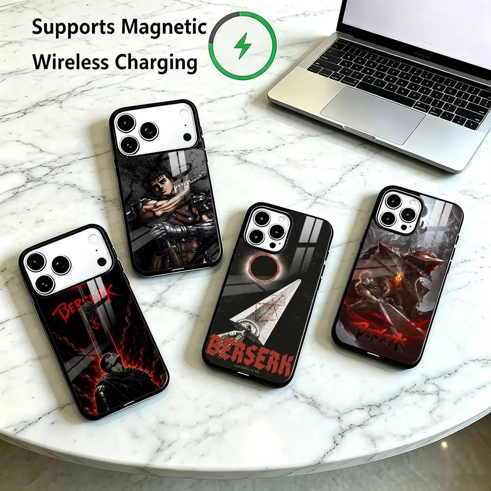 Berserk Guts Griffith  Phone Case For iPhone18 17,16,15,14,13,12,11 Plus,Pro Allows magnetic wireless charging Gift