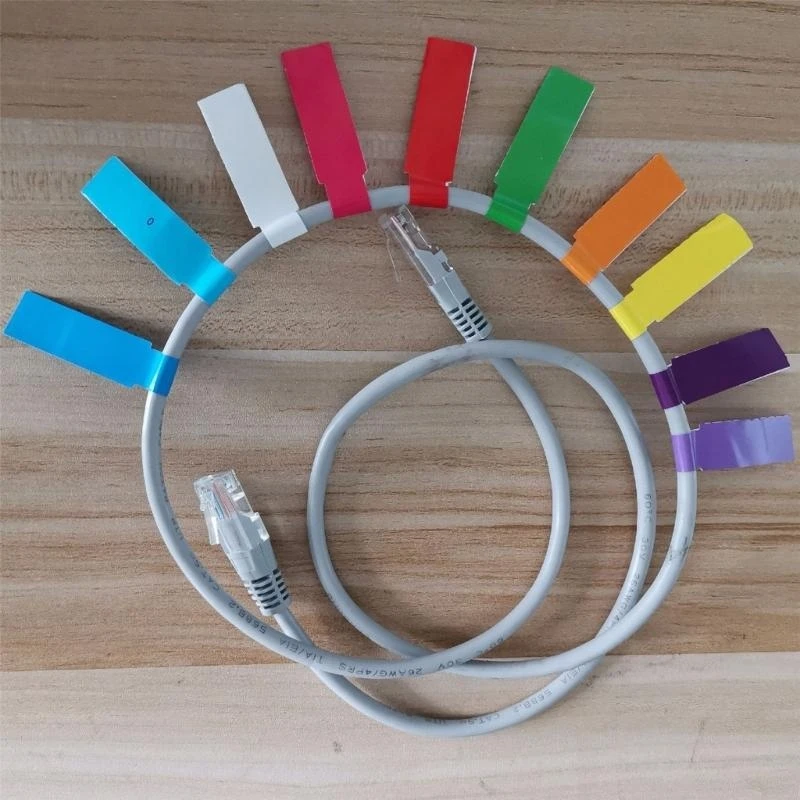  300Pieces Cable Labels Self-Adhesive Waterproof Tear-Resistant Cable Labelling