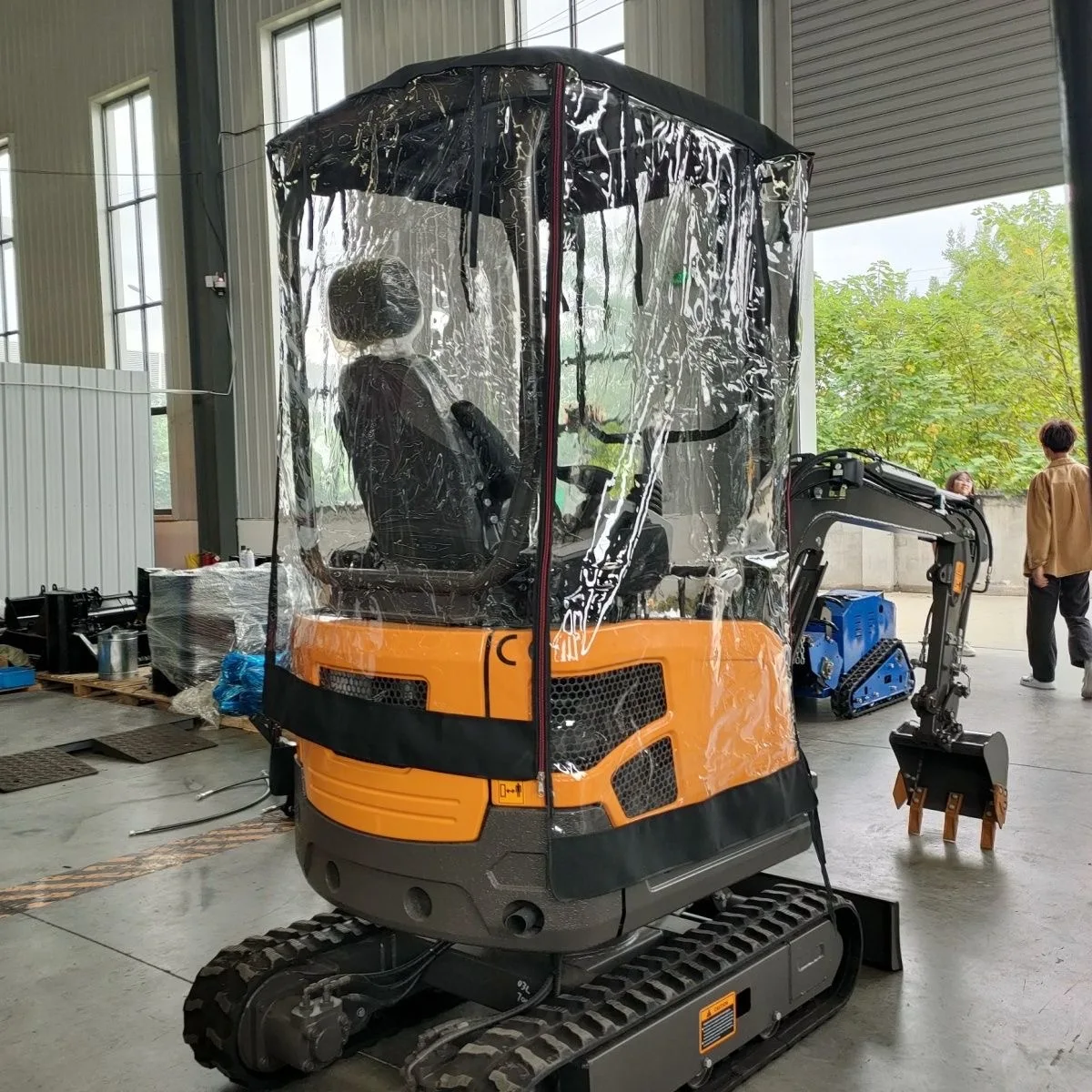 Mini Escavadeira Capa de Carro Toldo Quente Pvc À Prova de Vento Para Kubota JCB Yanmar Sany