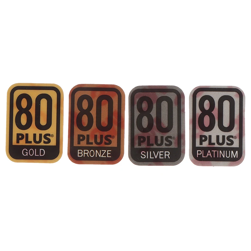 Alimentatore 80plus certificazione Computer Host Fan Sticker ventole di scarico etichetta Chassis Fan Stickers ventole per schede grafiche Sticker