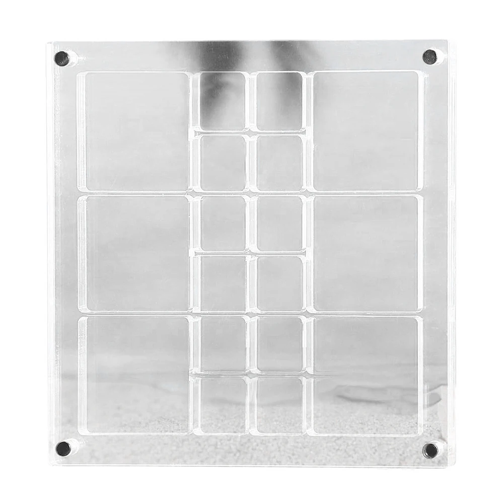 Acrylic Display Box Decorative Storage 11.7*11.7cm Acrylic Storage Box Ample Storage Space Crafted From Acrylic