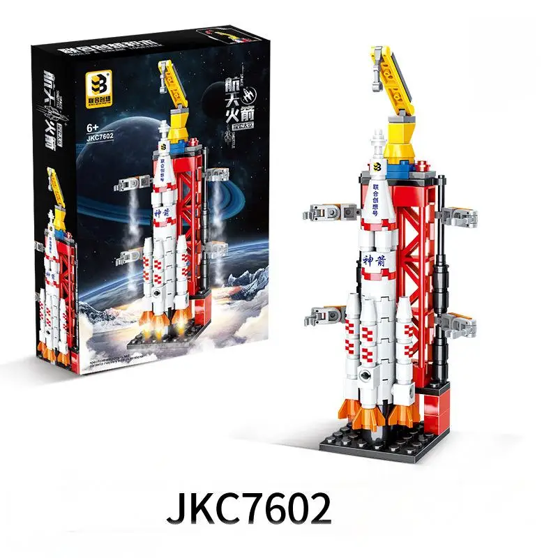 OUZEY Blocchi di costruzione Space Shuttle - Kit modello razzo, giocattolo educativo STEM per bambini, ragazzi, ragazze dai 14 anni in su, regalo di compleanno