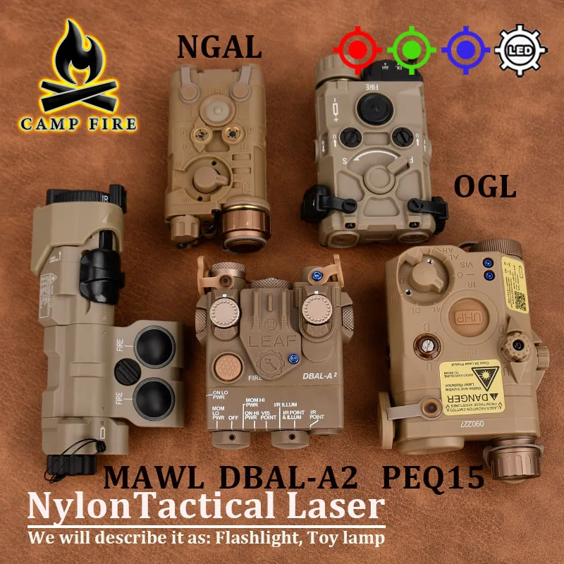 

Нейлон PEQ15 PEQ-15 L3 NGAL Eotec OGL DBAL-A2 MAWL C1+ Red Dot Зеленый Синий ИК-батарейный блок M300A M600C Фонарик подходит для направляющей 20 мм