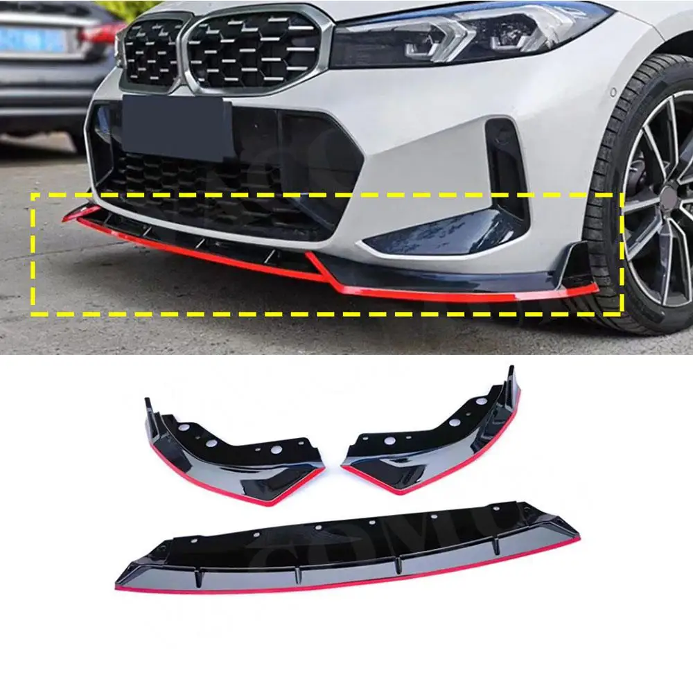 

VACOMUL ABS Front Lip for Bmw G20 G28 M340i 2023+ Front Bumper Spoiler Lip Car Lower Guard Splitter Chin Cover Bumper Extension