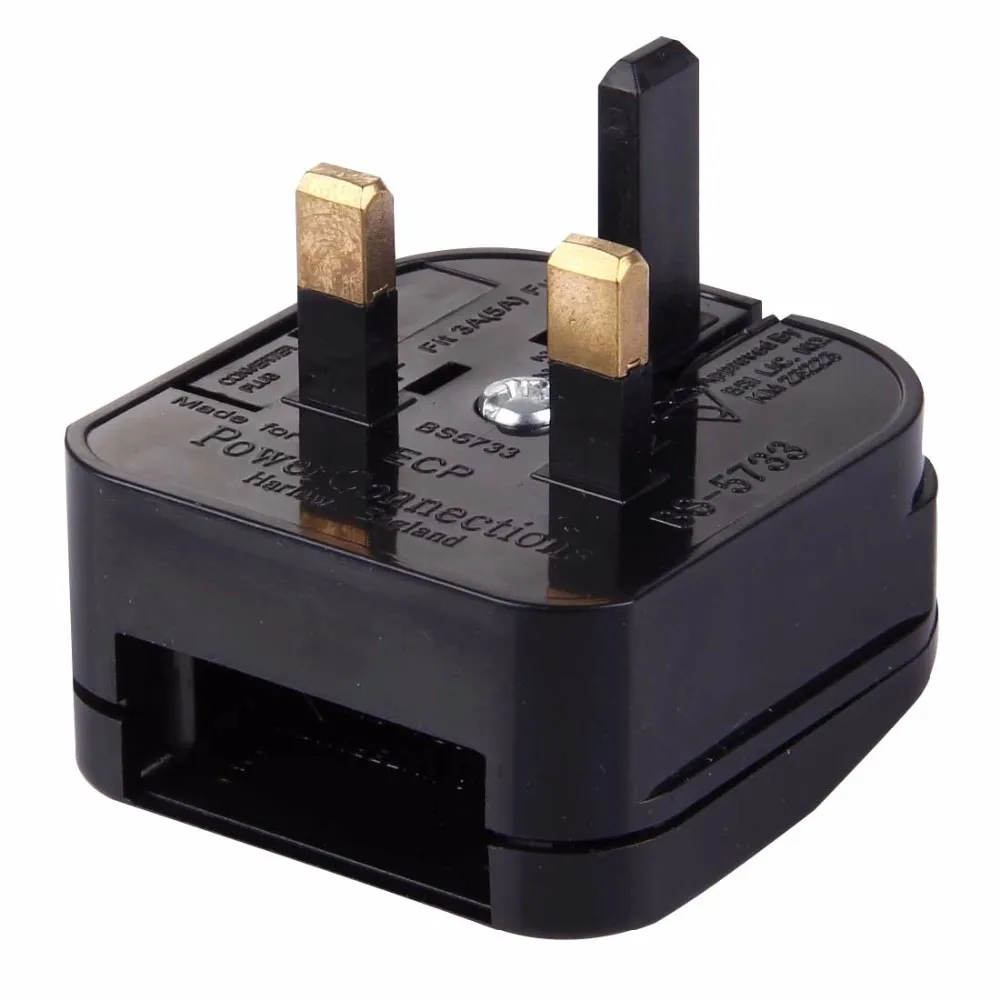 BS5733 Fused Travel Adapter Europe To UK Singapore Hong Kong Malaysia Conversion Plug Box Type Type-C To Type-G Plug Adapter