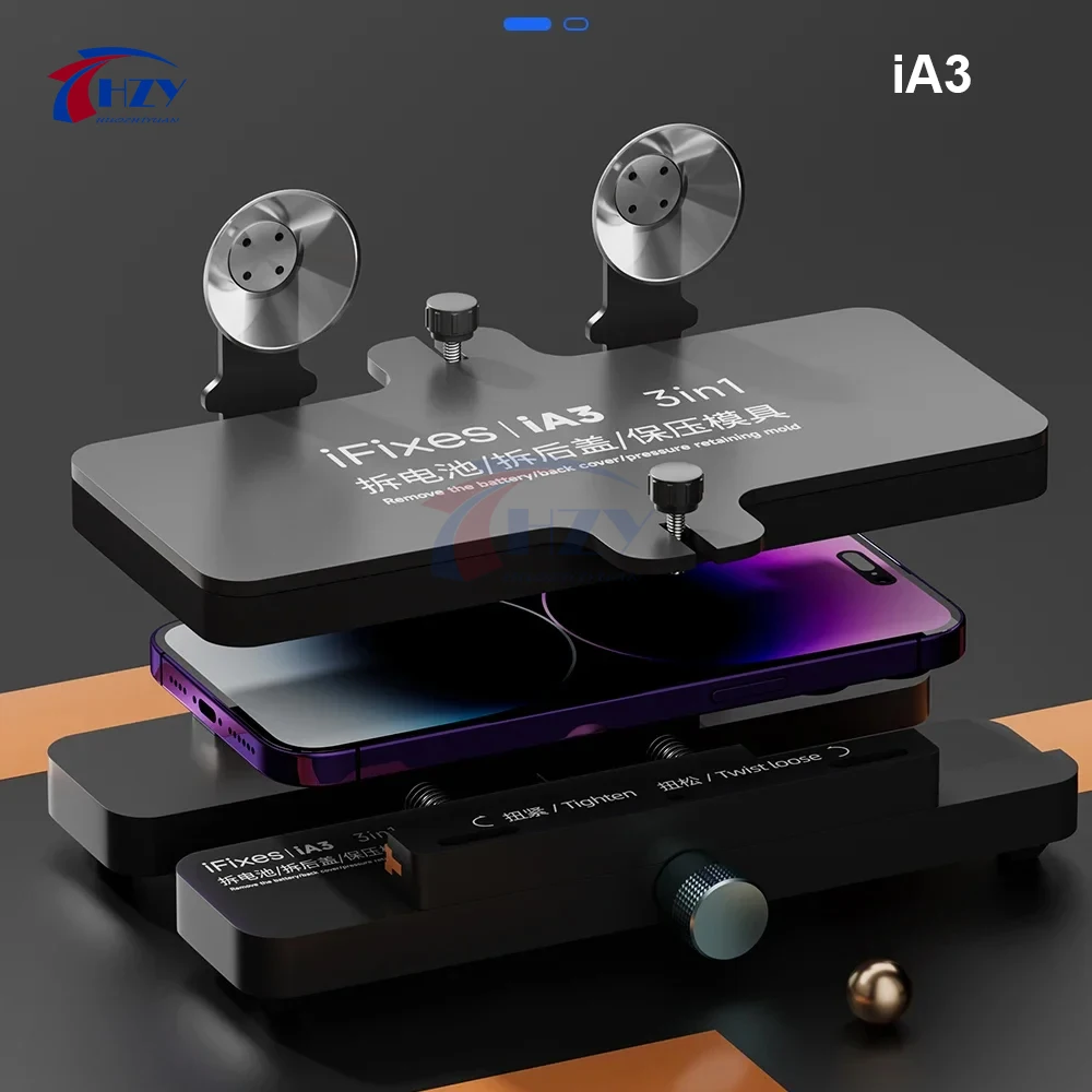 

IFIXES iA3 LCD Screen Fixing Fixture Screen Frame Rear Cover Fixing Remove Glass for Mobile Phone Disassembly Repair Tool