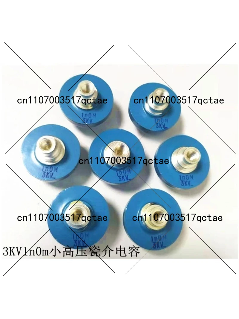 

Small high voltage 3kv1n0m ceramic capacitor high frequency machine high cycle discharge filter capacitor dt203kv102 / 1000pf
