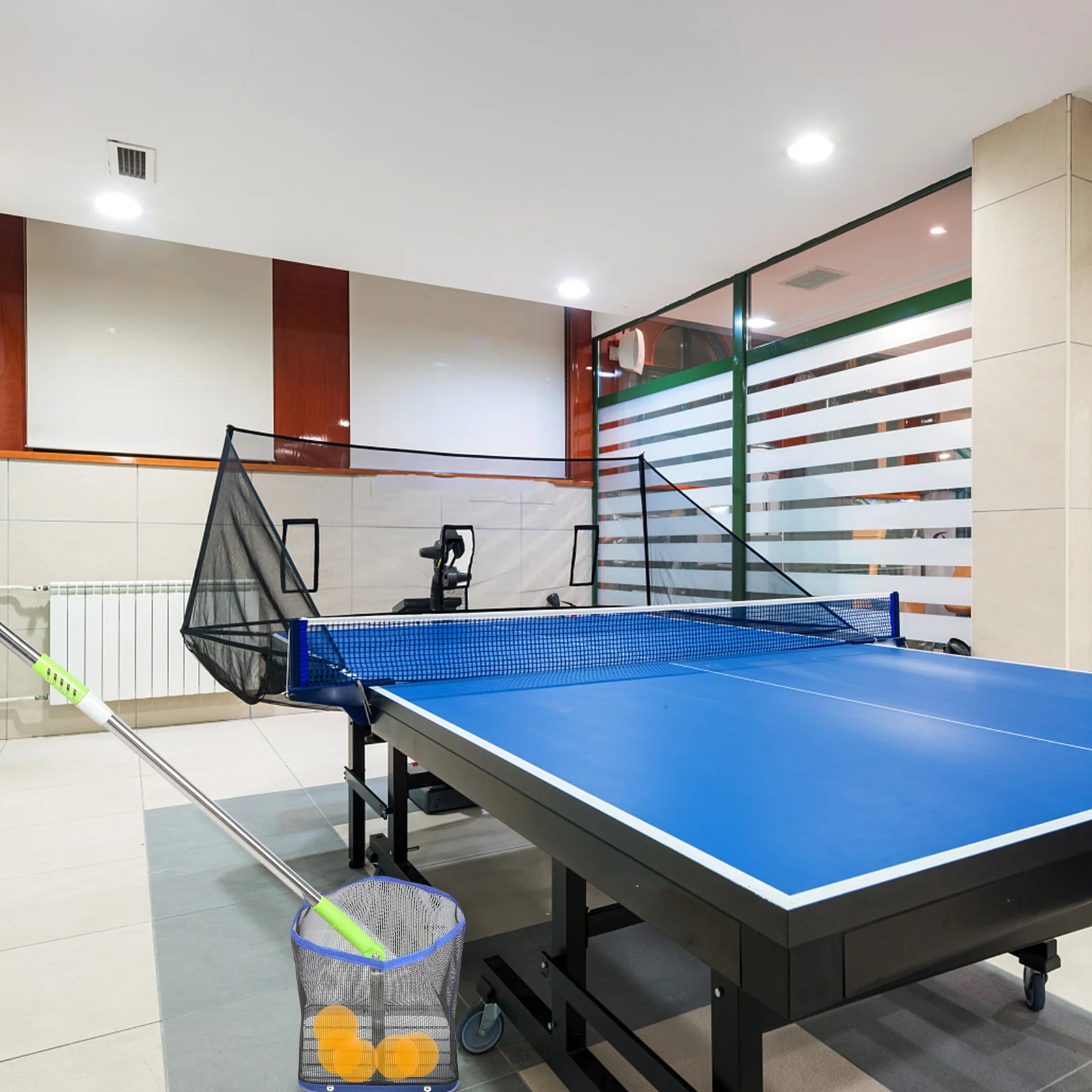 

1pc Portable Tennis Picker Adjustable Telescopic Handle Table Tennis Ball Collector Sports Ball Catcher Tool Outdoor Practice