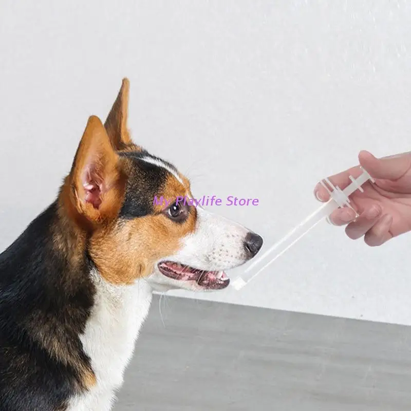 Pet Syringe Tablet Pill Gun Pills Pusher Capsules Dispenser for Pets Medicine Syringes Dog Food Feeder Feeding Tool