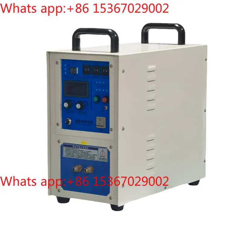 High-frequency induction heating machine knife welding copper iron rod hot forging small melting furnace