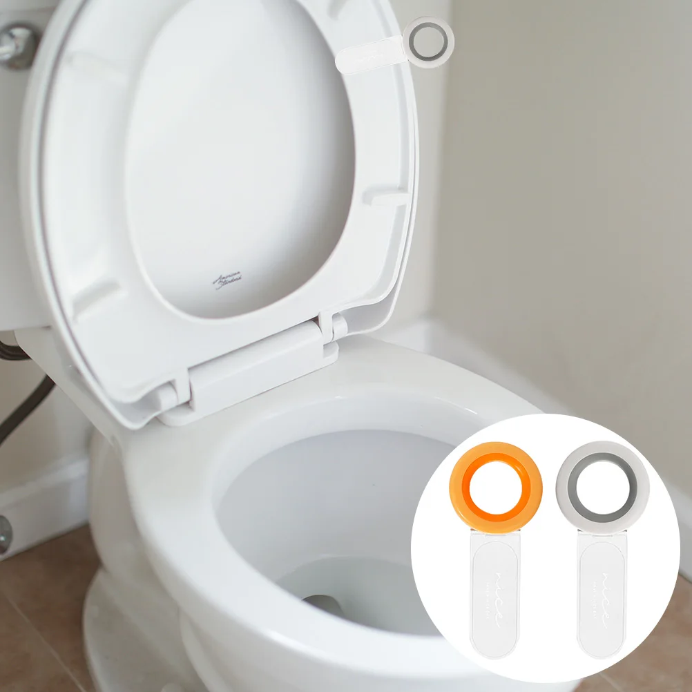 

2Pcs Toilet Lifter Seat Riser Potty H Closestool Toilet Cover H Cover ABS PC TPR Durable Safe Hygiene Bathroom Tool