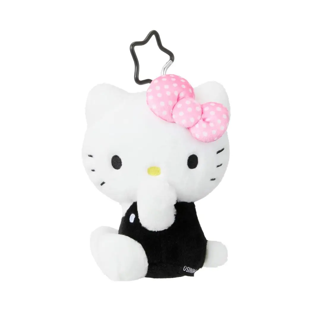 Hello Kitty Plush Keychain Earphone Strap Cute Soft Kitty Charm for Bags, Backpacks, Phone Accessories (Kawaii Gift)