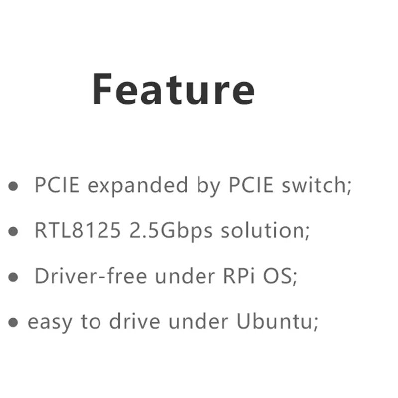 

AP-MP2.5GD для Rasbperry Pi 5 PCIE для Dual 2.5G Ethernet HAT RTL8125 Плата расширения Синяя печатная плата Поддержка Rpi OS и Ubuntu
