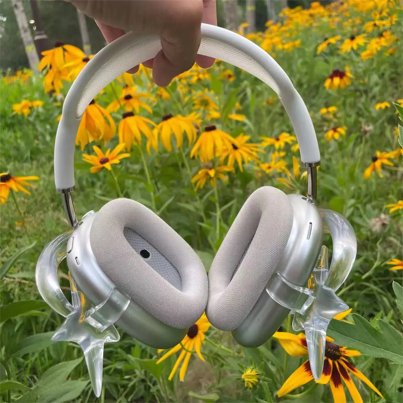 El mismo estilo que Sakura Miyawaki Sakura, adecuado para la decoración de auriculares airpodsmax