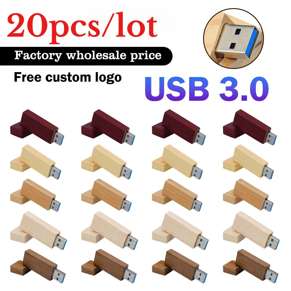 

Набор из 20 флеш-накопителей USB 3.0: 128 ГБ, 64 ГБ, 32 ГБ. Высокоскоростные флешки из орехового дерева с возможностью нанесения логотипа. Креативный подарок.