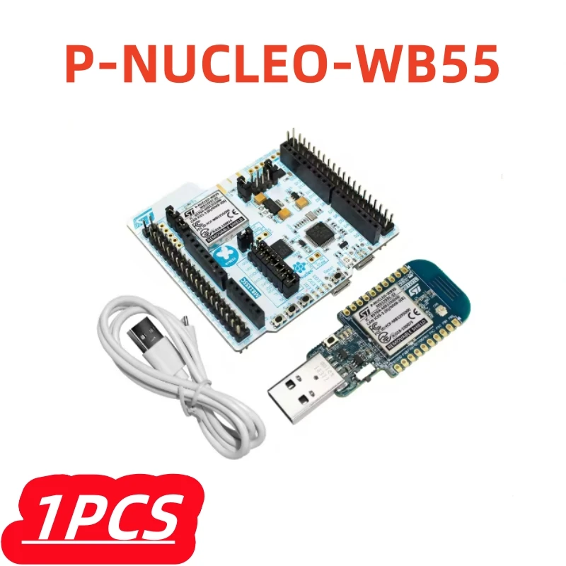 1Pcs/lot New P-NUCLEO-WB55 Development Kits ARM BLE Nucleo Pack including USB dongle and Nucleo-68 with STM32WB55