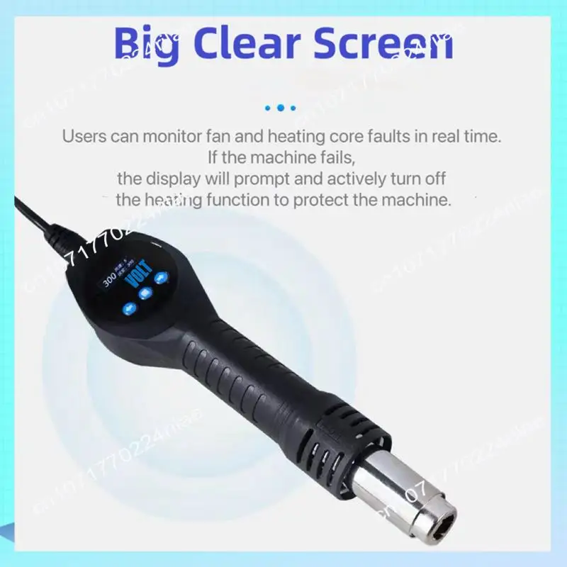 

A17Z PTS550W Портативный портативный горячий воздух Guntool 550 Вт PID контроль температуры 100-450 ° Регулируемый инструмент для ремонта горячего воздуха, вилка европейского стандарта