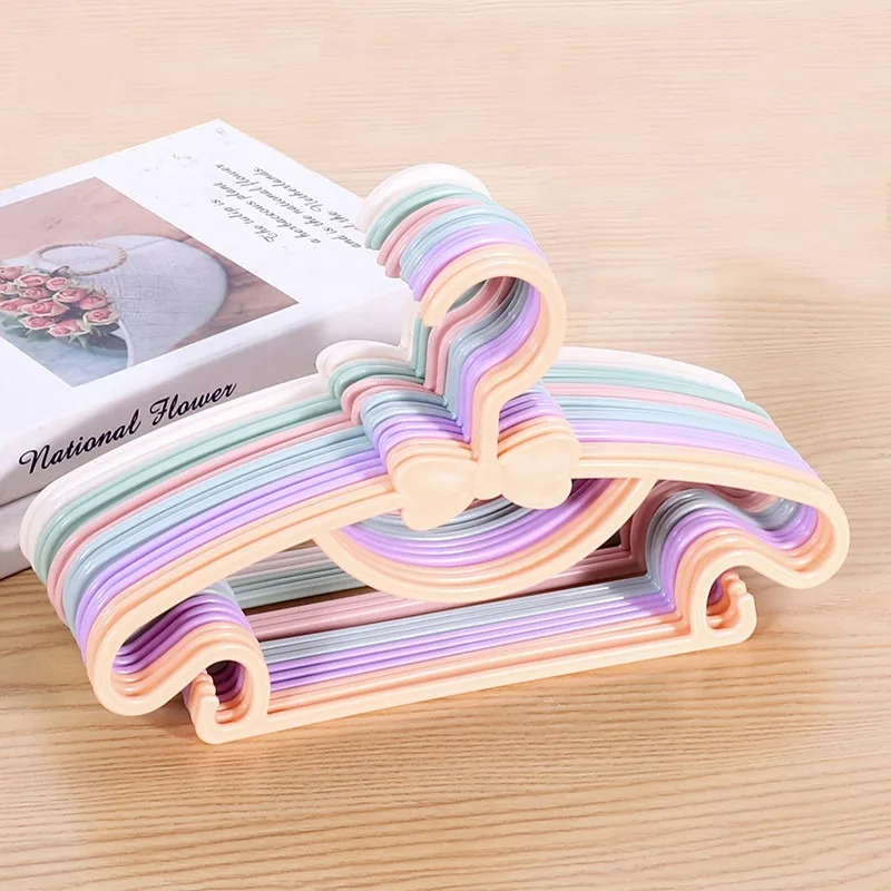 

Bow hanger plastic household support non-slip and seamless hanger