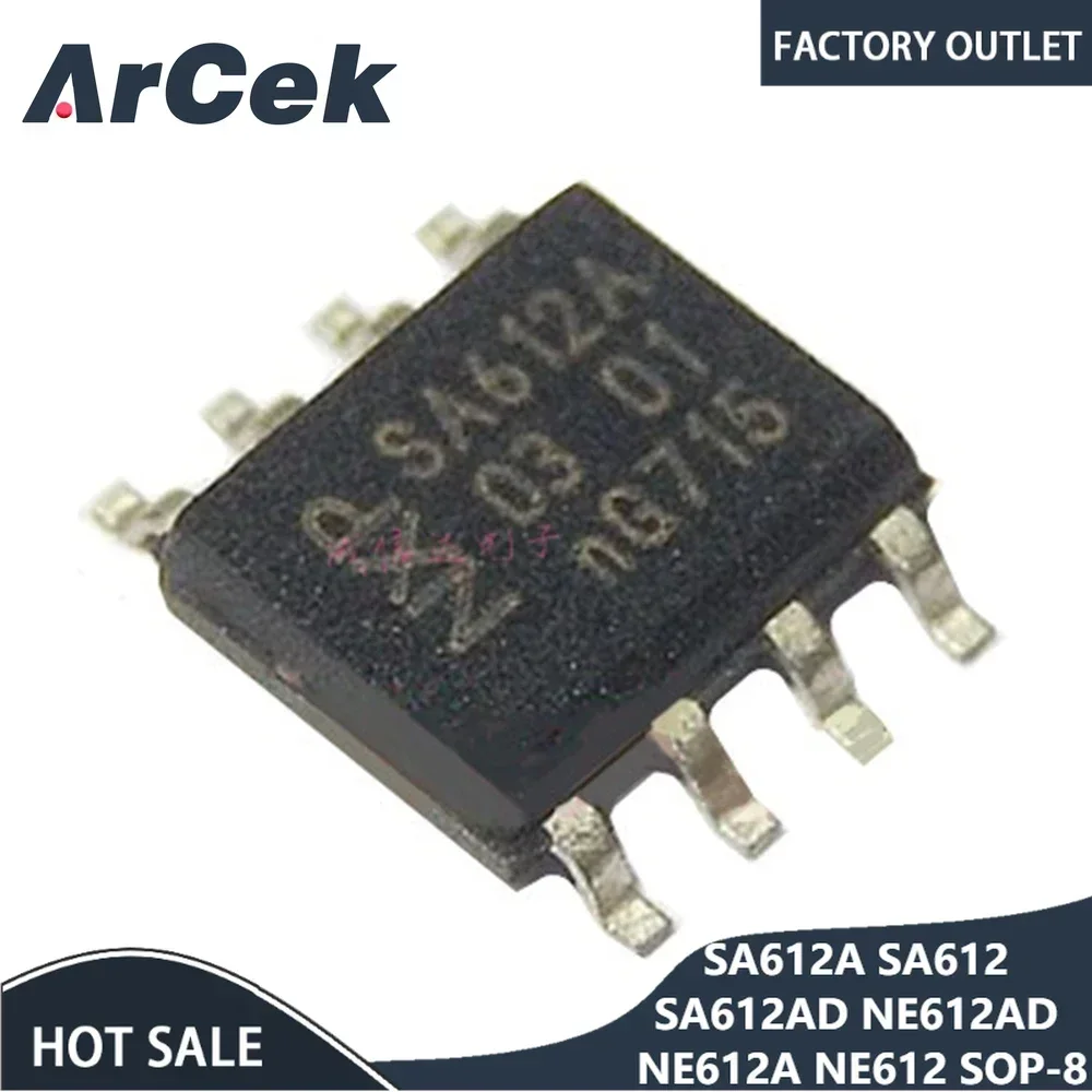 5pcs/lot SA612A SA612 SA612AD NE612AD NE612A NE612 SOP-8 In Stock