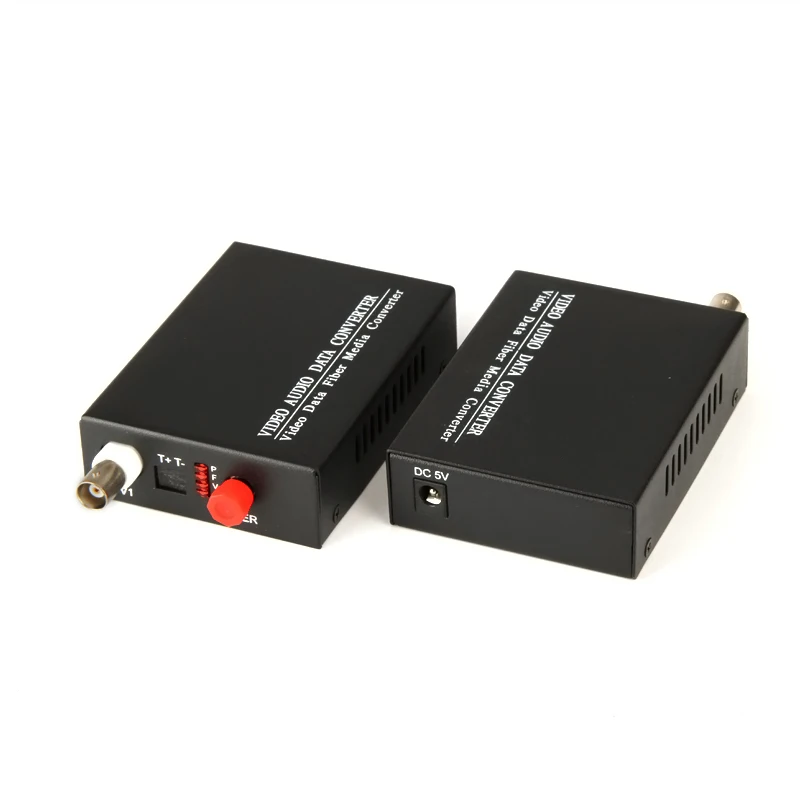 1 Pair Single Mode Single Fiber  1 Channel Video to Fiber Optical Converter High Quality