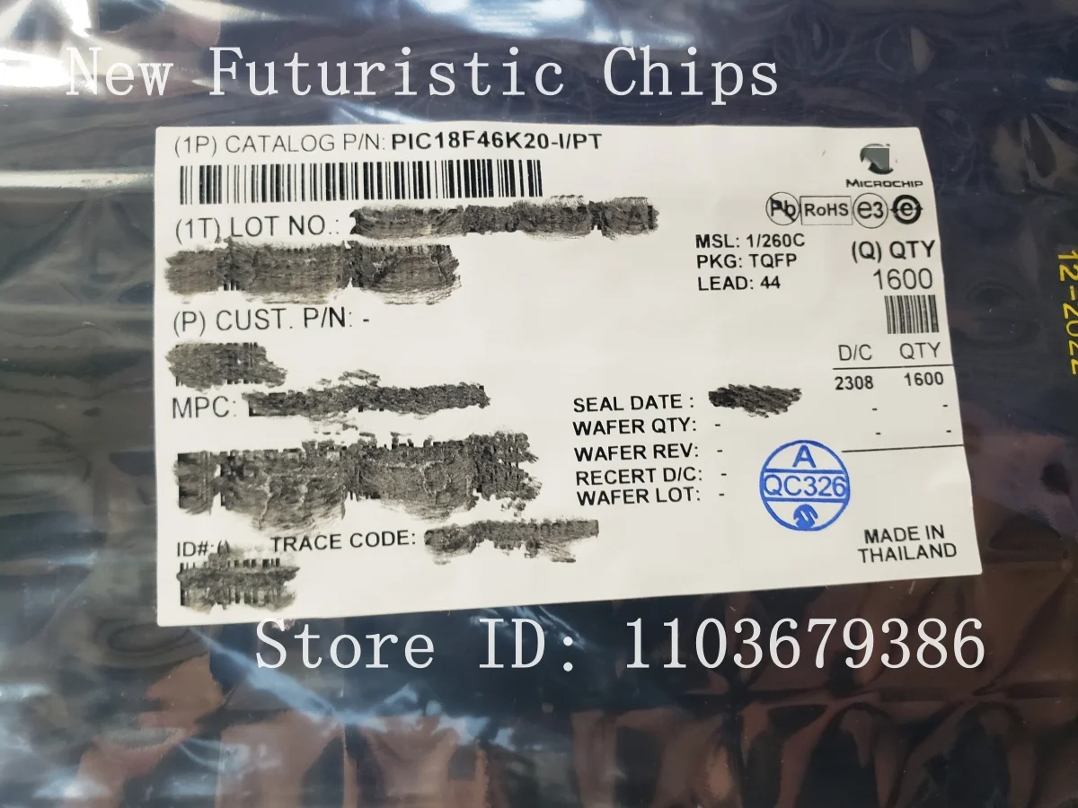 2-100PCS PIC18F46K20-I/PT PIC18F46K20 TQFP44 New Original MCU