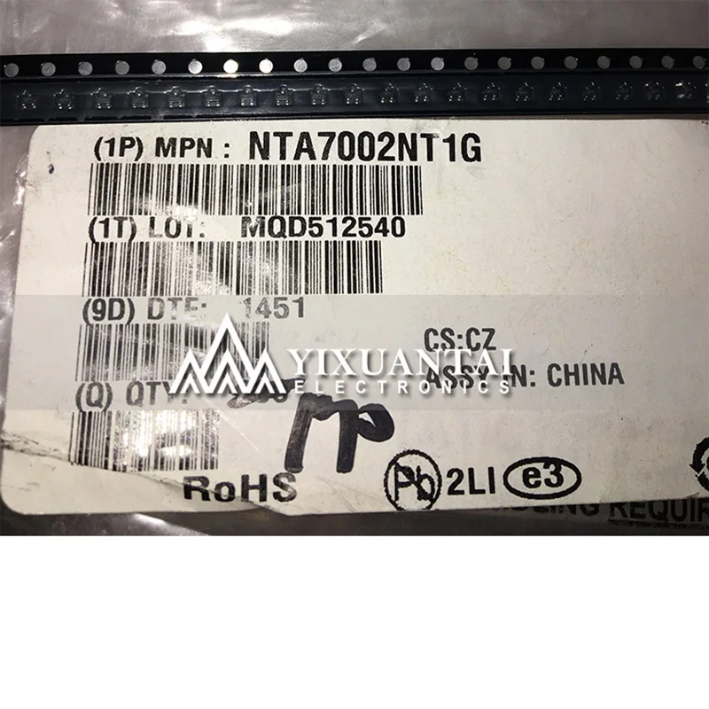 

50-500PCS/LOT Free Shipping New Original NTA7002NT1G NTA7002 T69 SOT523