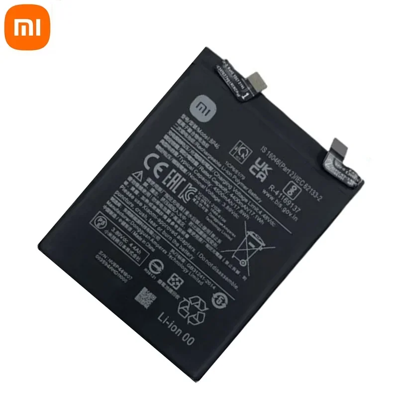 2024 Years Original New Genuine Phone Replacement Battery BP46 For For Xiaomi Mi 12 / Mi 12X Batteries Bateria 4500mAh +Tools