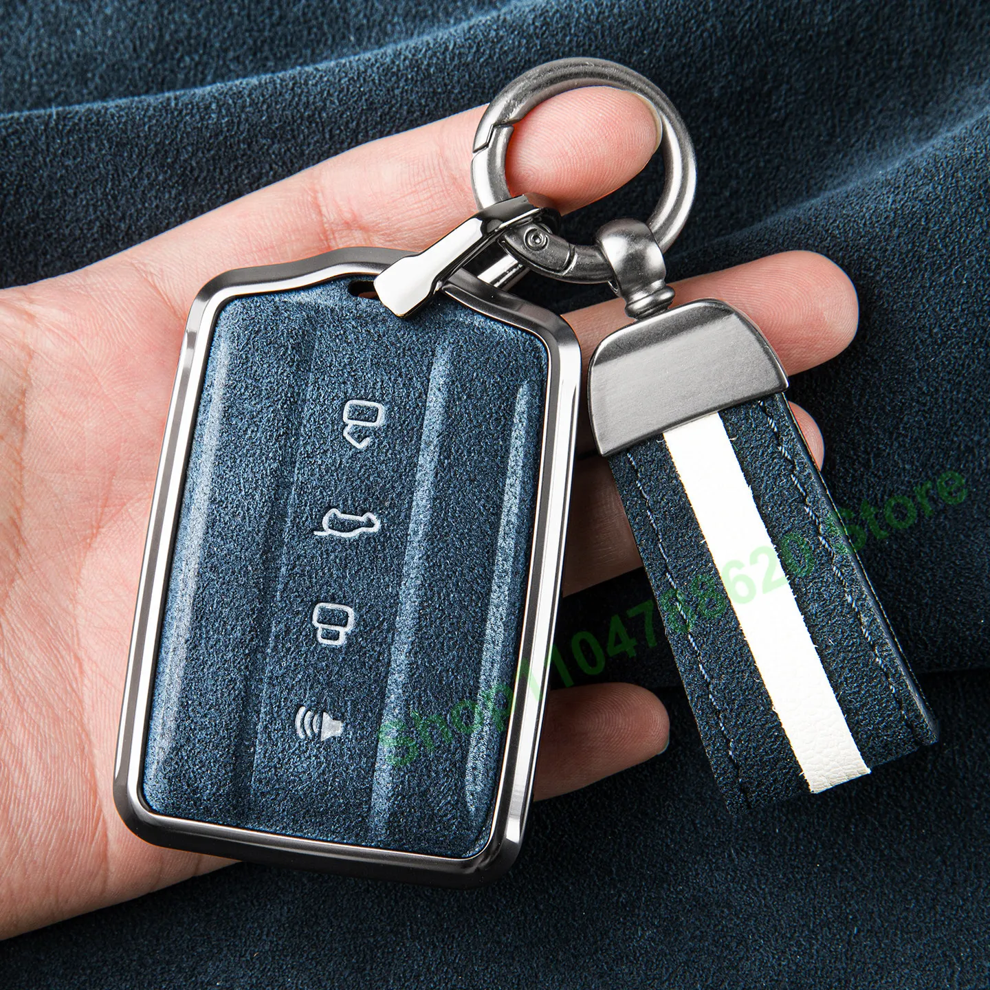 for Tank 300 500Hi4T 700 400 Car Key Case Suede High-grade Shell Buckle Bag Keychain