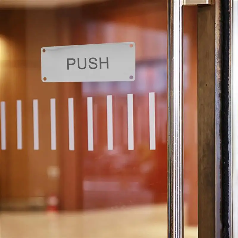 10pcs Name Signs DIY Engraving Blank Signs Multi-function DIY Blanks Signs Plates Office Business Door Signs