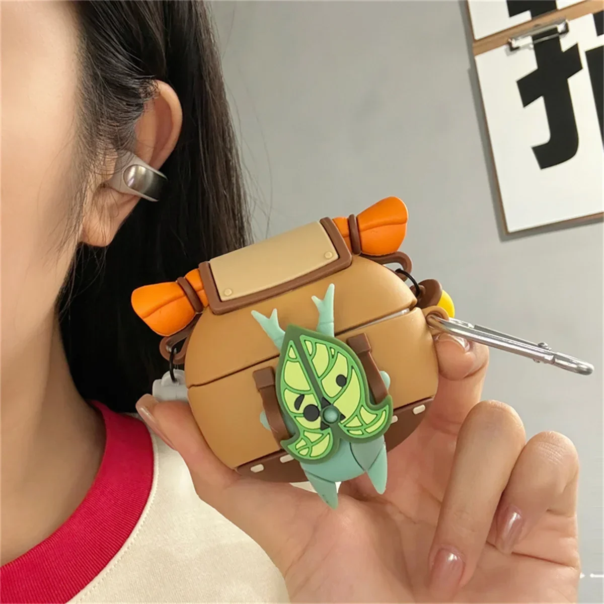 For Bose Ultra Open Earbuds Case,Cute Cartoon Pop Anime Pattern Design Silicone Headphone Protective Cover With Ring For Boy Men