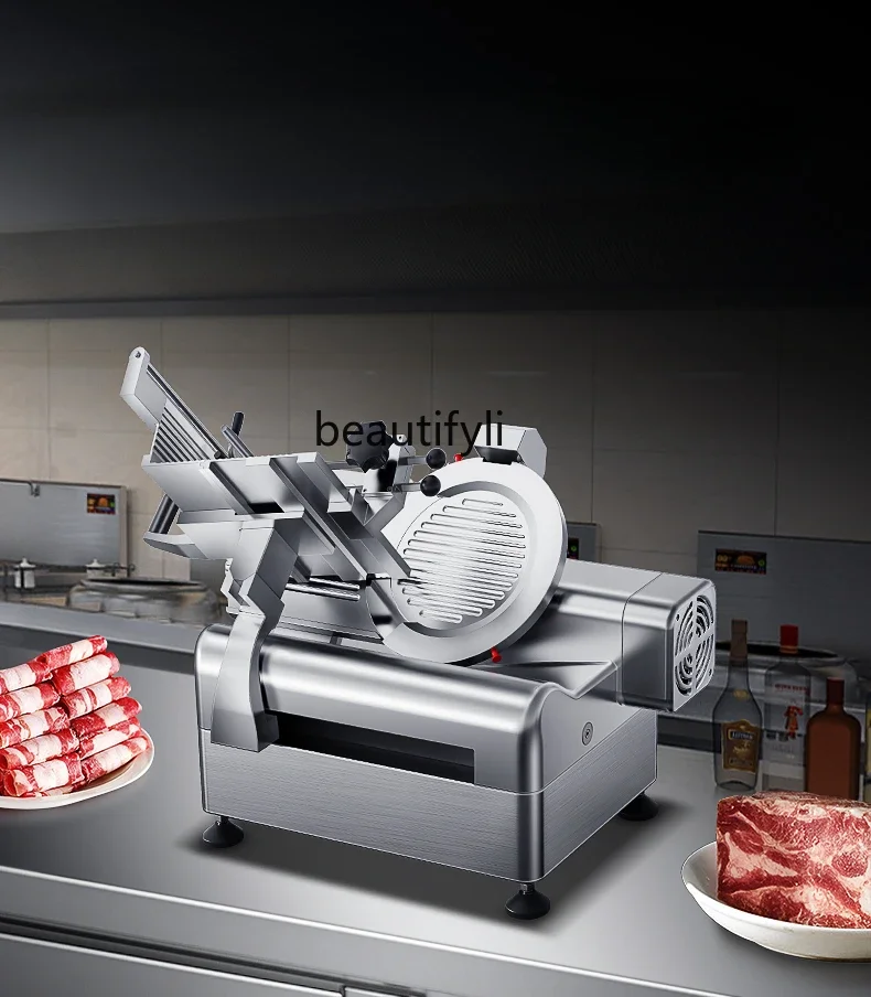 

Slicer Commercial meat cutter Automatic electric lamb beef roll slicer Small