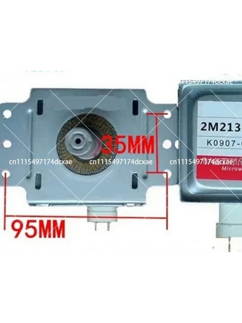 2M213‑09B / 2M213‑09B0 Microwave Oven Magnetron Tube, Six‑Hole Transverse‑Mount Replacement Spare Component