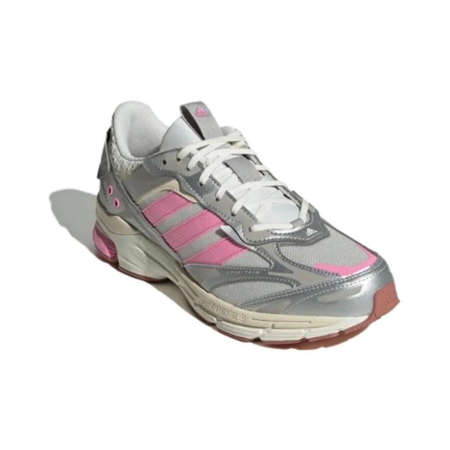Adidas Spiritain 2000 Textile, Synthetic Leather Low top Chunky Sneakers Unisex Silver Pink JR4486